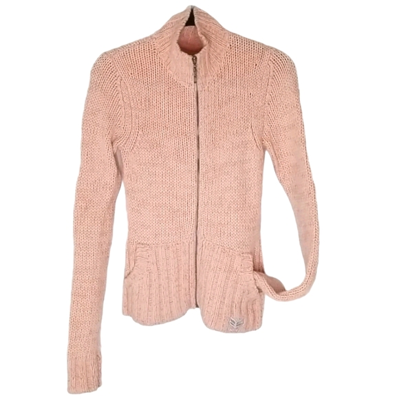Pacsun Nollie Mock Neck Zippered Sweater Size M - Picture 1 of 7